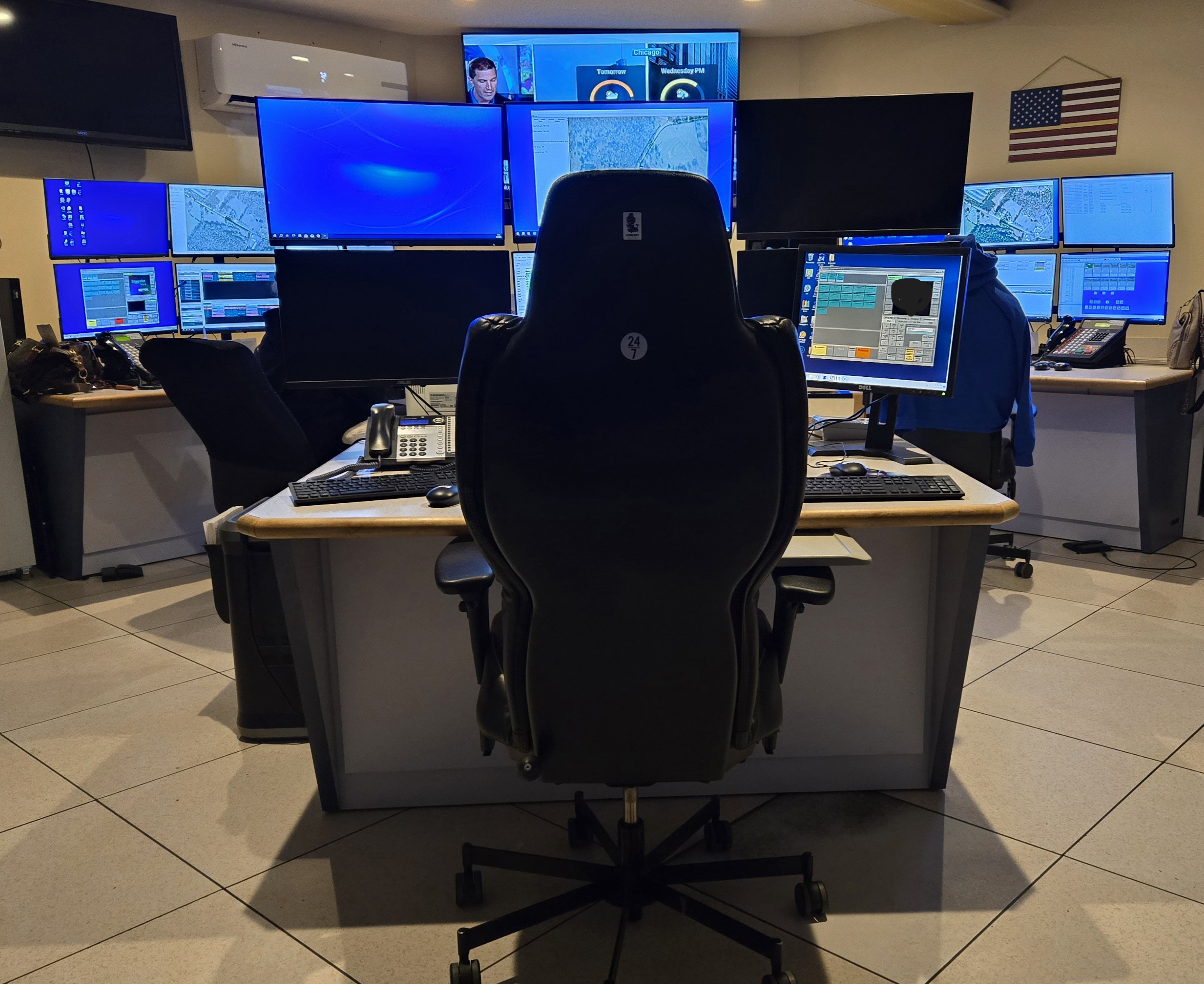 Dispatcher at work